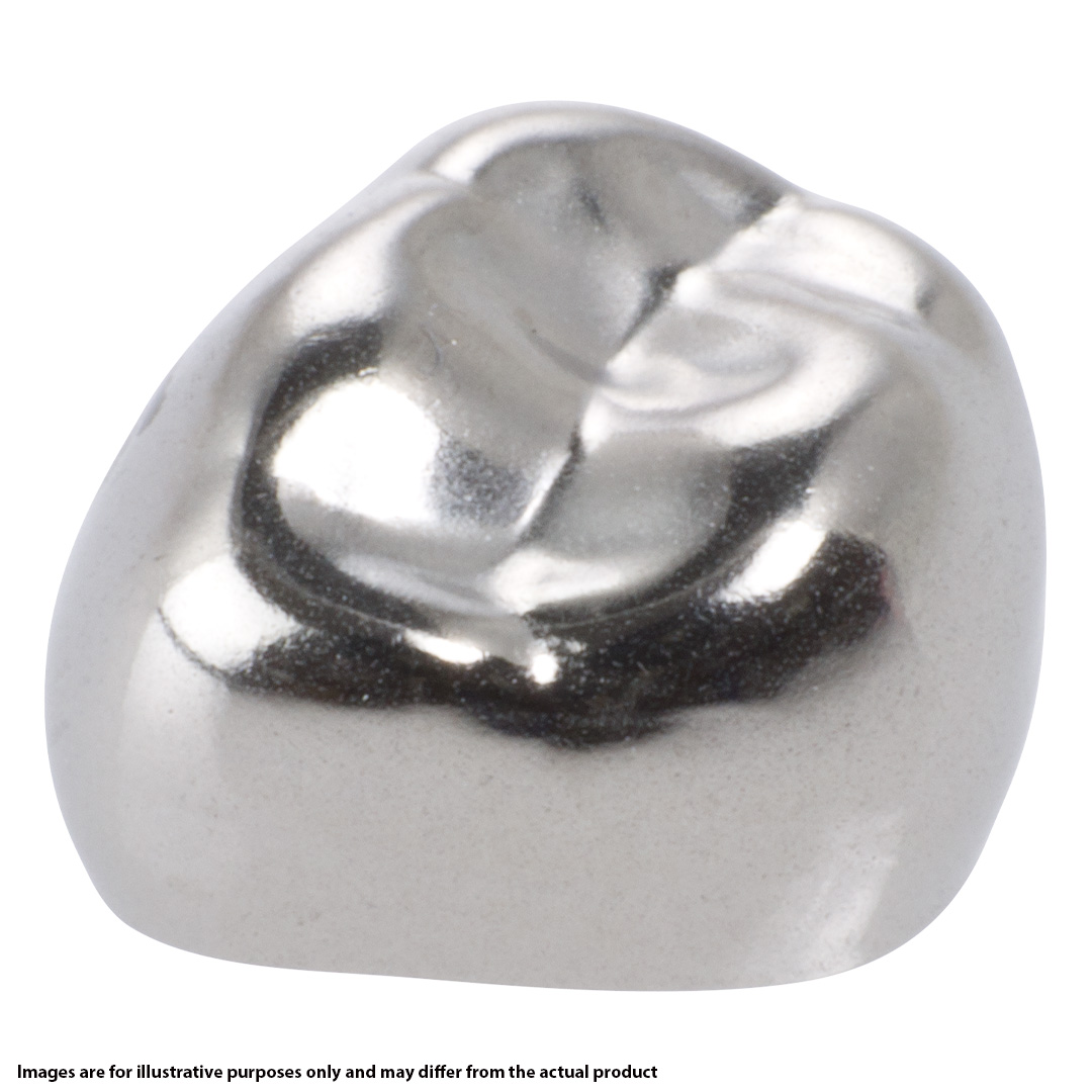 3M Solventum Stainless Steel First Primary Molar Crown Lower Left No. D-LL-3 (2) 3M Solventum Stainless Steel First Primary Molar Crown Lower Left No. D-LL-3 (2)