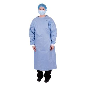 Multigate Compro Surgical Gowns Pack AAMI Level 2 Extra Large Blue Sterile (20)