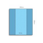 Multigate Back Table Covers Reinforced Large 203cm x 230cm Blue Sterile (22)