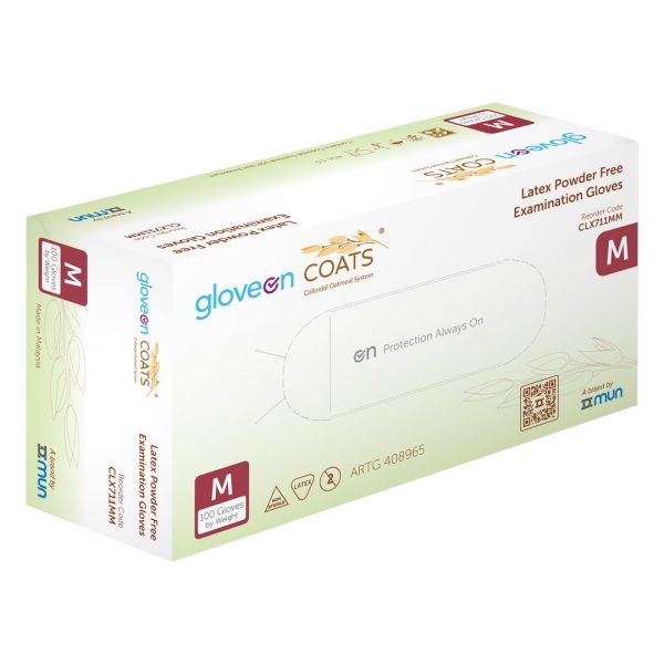 Mun GloveOn COATS Lemon Green Latex Powder Free Gloves Medium 100's (10) Mun GloveOn COATS Lemon Green Latex Powder Free Gloves Medium 100's (10)