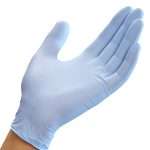 Mun GloveOn COATS Blue Nitrile Powder Free Gloves Large 200's (10)