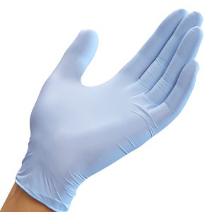 Mun GloveOn COATS Blue Nitrile Powder Free Gloves Small 200's (10)