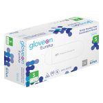 Mun GloveOn Eureka Blue Nitrile Powder Free Gloves Small 300's (10)