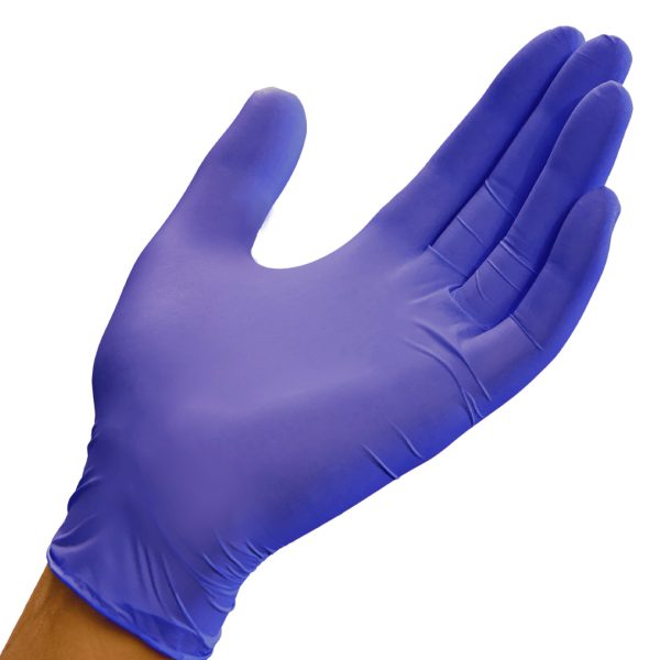 Mun GloveOn Eureka Blue Nitrile Powder Free Gloves Small 300's (10)