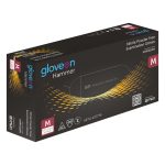 Mun GloveOn Hammer Black Nitrile Powder Free Gloves Medium 100's (10)