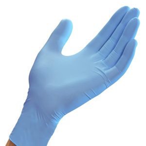 Mun GloveOn Matador Blue Nitrile Powder Free Gloves Medium 50's (10)