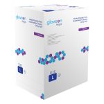 Mun GloveOn Aegis Blue Nitrile Powder Free Sterile Gloves Large Size 8.0 to 8.5 (50)