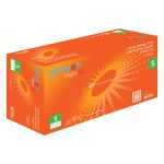 Mun GloveOn Vigor LC Orange Nitrile Powder Free Gloves Small 100's (10)