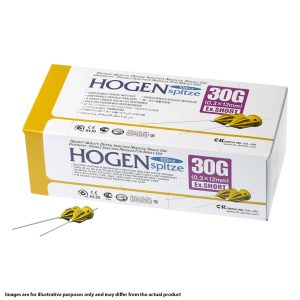 Hogen Spitze Dental Needle 30 Gauge x 12mm Extra Short (100)