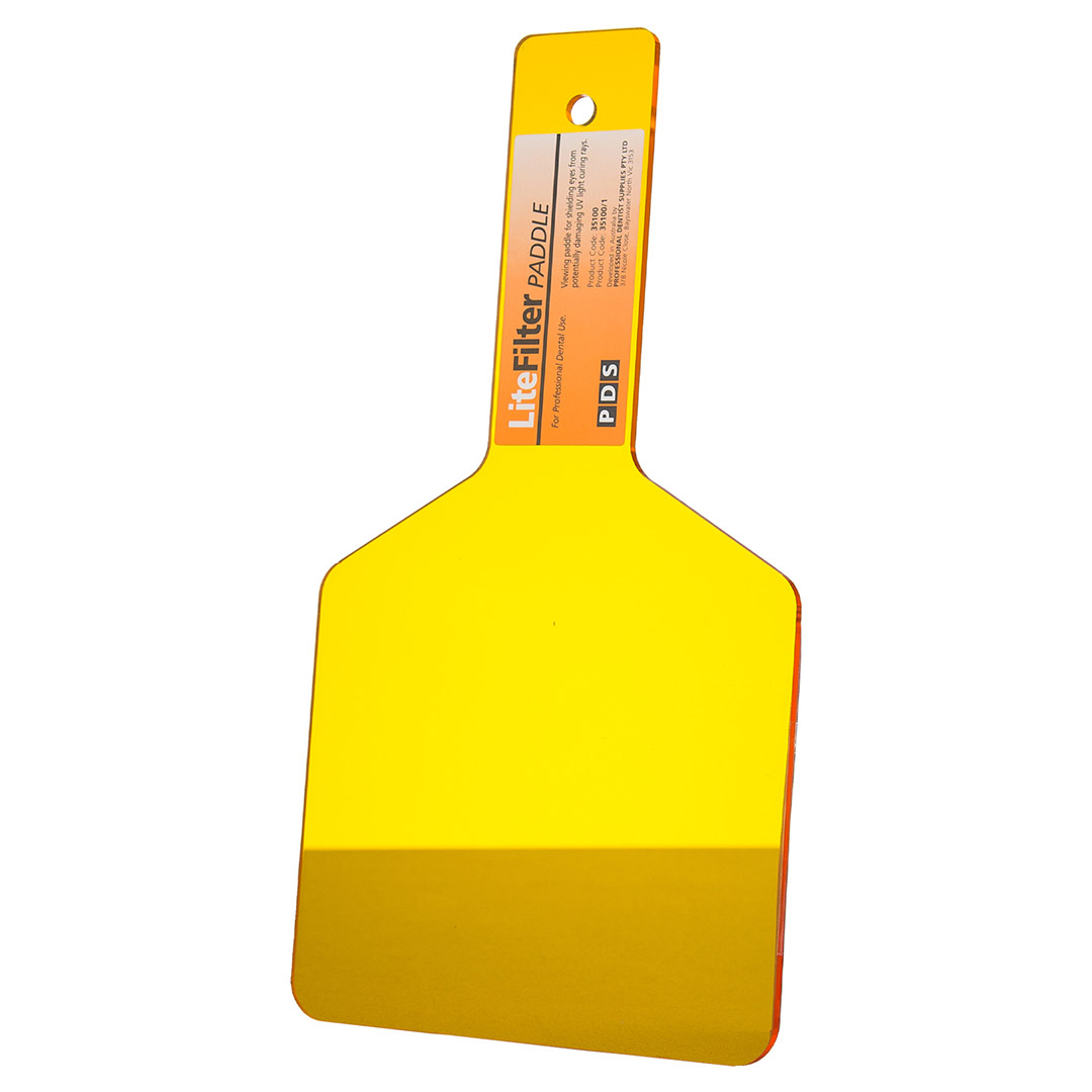 PDS Curing Light Protective Light Shield Paddle Orange PDS Curing Light Protective Light Shield Paddle Orange