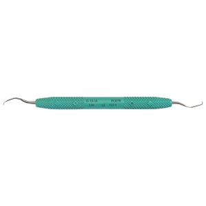 PDT Curette Gracey No. 13-14 Extended Reach Mini Rigid Caribbean Green