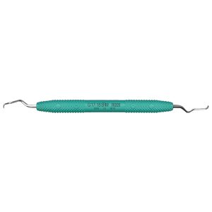 PDT Curette Gracey No. 17-18 Extended Reach Mini Caribbean Green