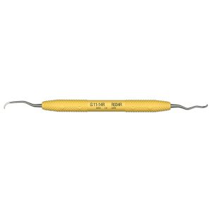 PDT Curette Gracey No. 11-14 Rigid Sunshine Yellow