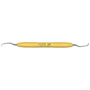 PDT Curette Gracey No. 11-12 Extended Reach Sunshine Yellow