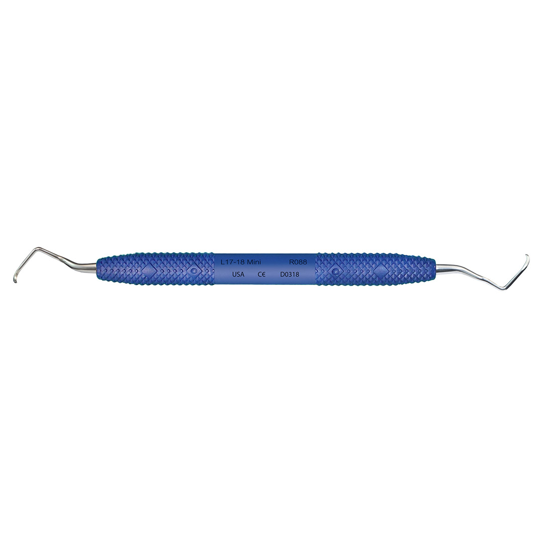 PDT Curette Langer No. 17-18 Mini Nautical Blue PDT Curette Langer No. 17-18 Mini Nautical Blue