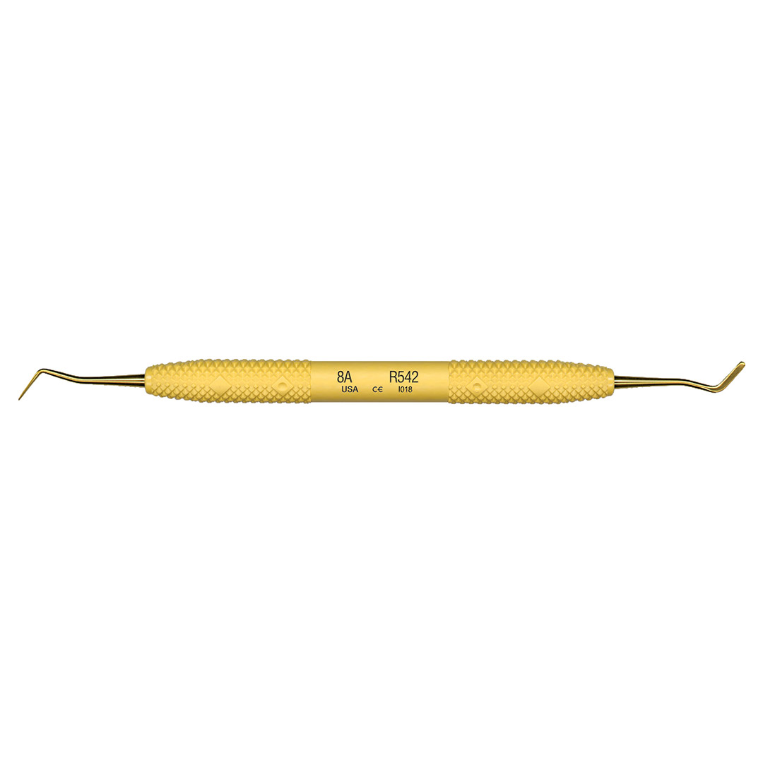PDT Composite Instrument No. 8A TiN Titanium Nitride Coated Sunshine Yellow PDT Composite Instrument No. 8A TiN Titanium Nitride Coated Sunshine Yellow