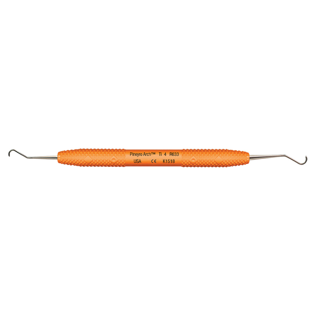 PDT Pineyro Arch Implant Instrument No. Ti 4 Titanium Tangerine Orange PDT Pineyro Arch Implant Instrument No. Ti 4 Titanium Tangerine Orange
