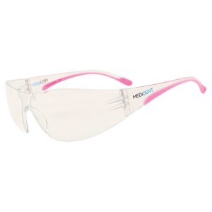 Scope Trilogy Phat Boxa Large Glasses with Clear Lens & Pink Frame