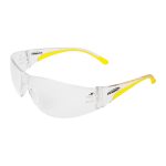 Scope Trilogy Lite Boxa Medium Glasses with Clear Lens & Yellow Frame