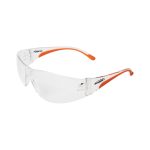 Scope Trilogy Mini Boxa Small Glasses with Clear Lens & Orange Frame