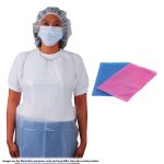 Sentry Owear Disposable Plastic Aprons Pink 81cm x 132cm (100)