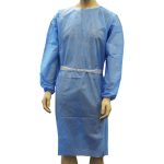 Sentry Owear Splash Resistant Isolation Gowns AAMI Level 1 Blue Non-Sterile (50)