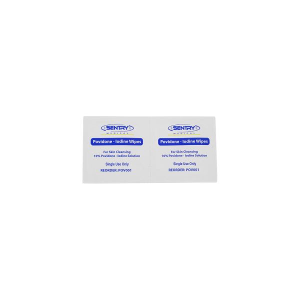 Sentry Povidone Iodine Antiseptic Wipes 3cm x 3cm (200)