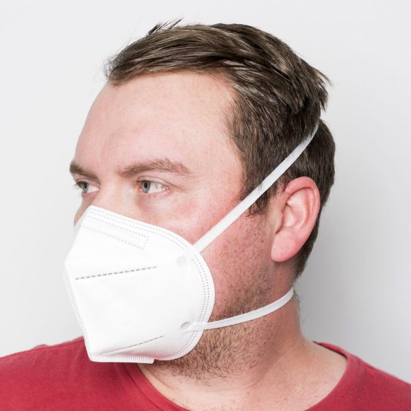 Softmed N95 Particulate Respirator Double Elastic Strap Face Masks White (25)