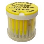 Stabilok Pins Yellow Titanium Small 0.60mm Dia. Standard Pack (20)