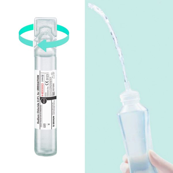 Sodium Chloride 0.9% for Irrigation 30ml Soft Squirt Tube (100)