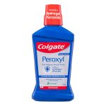 Colgate Peroxyl Oral Cleanser Mouthrinse Mint Alcohol Free with 1.5% Hydrogen Peroxide 473ml Bottle