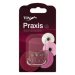 TDV Praxis Finishing & Polishing Discs Pop-On 3/8" 9.5mm Dia. Coarse Burgundy (85)