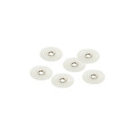 TDV Praxis Finishing & Polishing Discs Pop-On 1/2" 12.7mm Dia. Extra Fine White (85)