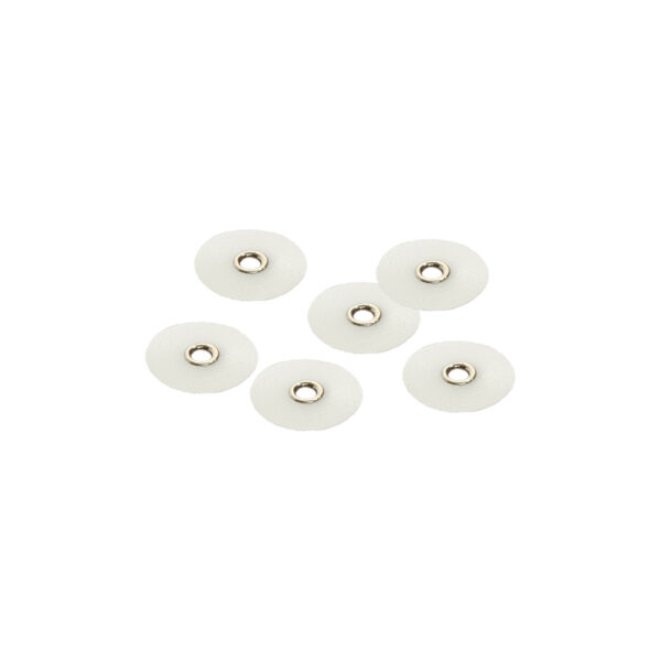 TDV Praxis Finishing & Polishing Discs Pop-On 1/2" 12.7mm Dia. Extra Fine White (85)