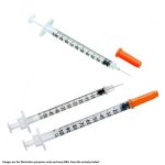 Terumo Insulin Syringe 0.5ml with 29 Gauge x 1/2" (0.33mm x 13mm) Needle (100)