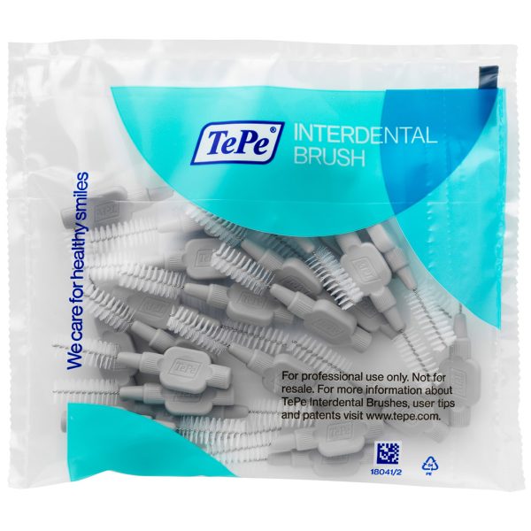 TePe Interdental Brushes Original ISO Size 7 Wire Size 1.30mm Grey (25)