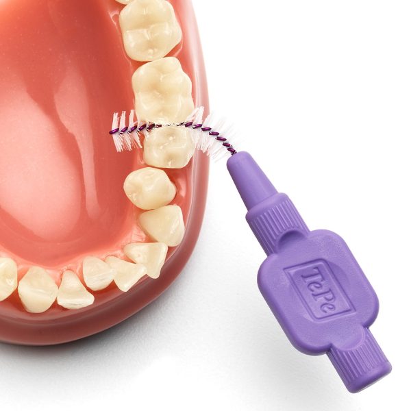 TePe Interdental Brushes Original ISO Size 6 Wire Size 1.10mm Purple (8)