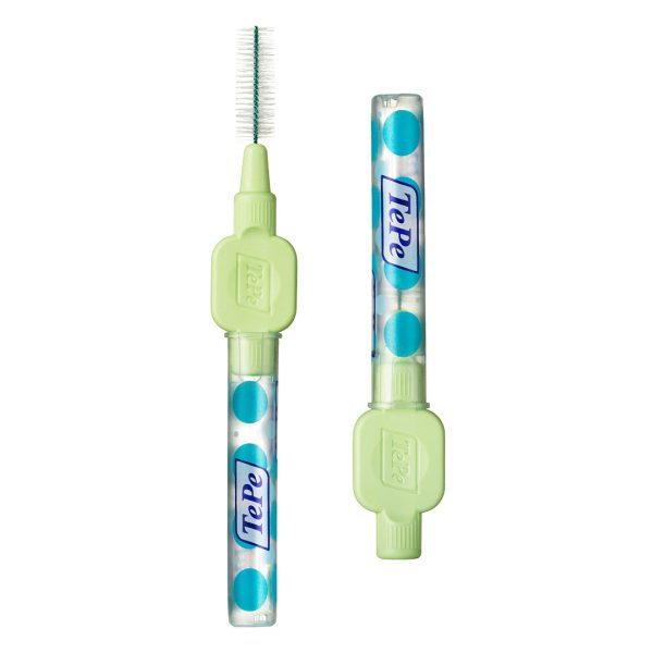 TePe Interdental Brushes Extra Soft ISO Size 5 Wire Size 0.80mm Pastel Green (25)