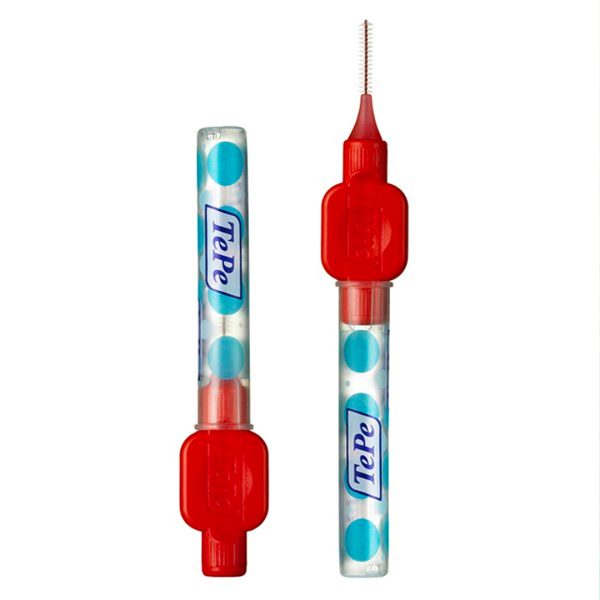TePe Interdental Brushes Original ISO Size 2 Wire Size 0.50mm Red (25)