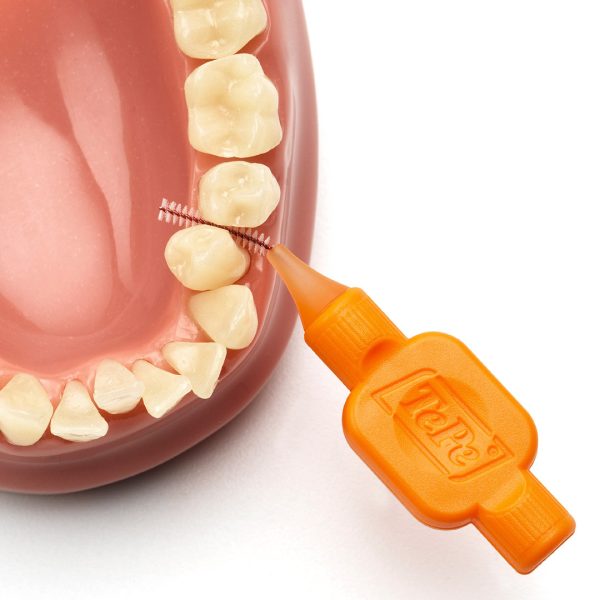 TePe Interdental Brushes Original ISO Size 1 Wire Size 0.45mm Orange (8)