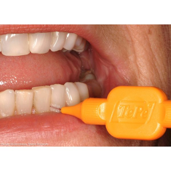 TePe Interdental Brushes Original ISO Size 1 Wire Size 0.45mm Orange (8)