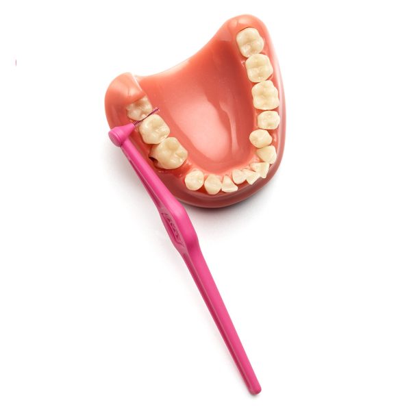 TePe Angle Interdental Brushes ISO Size 0 Wire Size 0.40mm Pink (25)