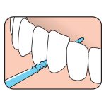 TePe EasyPick Medium/Large Blue 2's Dispenser Pack (200)