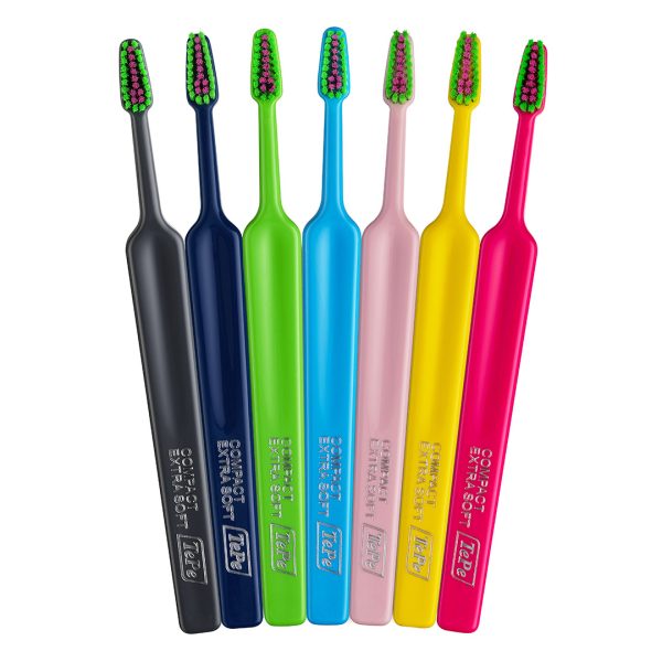 TePe Colour Compact Extra Soft Toothbrush Individually Wrapped