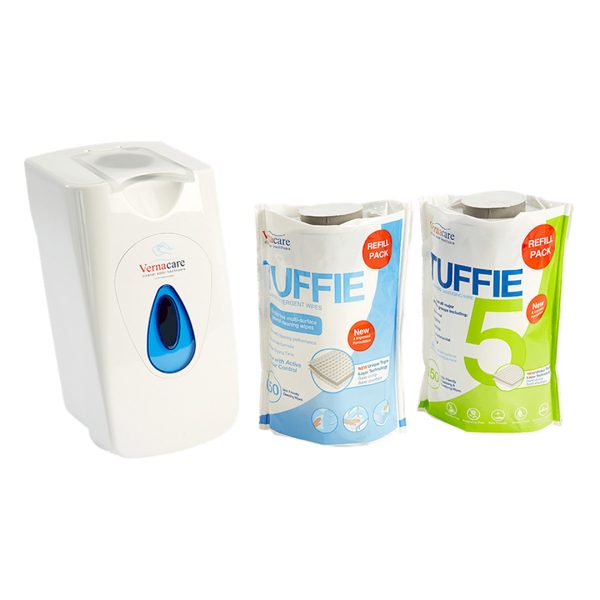 Tuffie Detergent Wipes Refill 240mm x 170mm 150's (6)