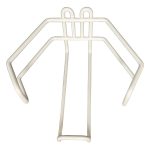 Tuffie Wall Bracket White for Tuffie Buckets
