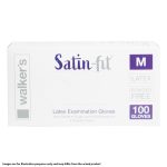 Walker's Satin-fit White Latex Powder Free Gloves Extra Large 100's (10)