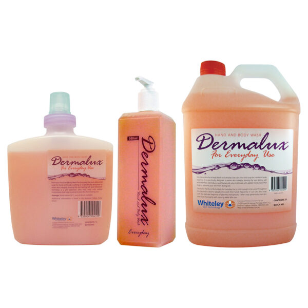 Whiteley Dermalux Everyday Hand & Body Wash 5L Bottle