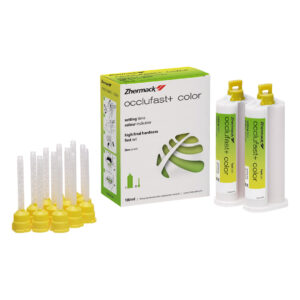 Zhermack Occlufast+ Colour Bite Registration Material 50ml Cartridges (2)