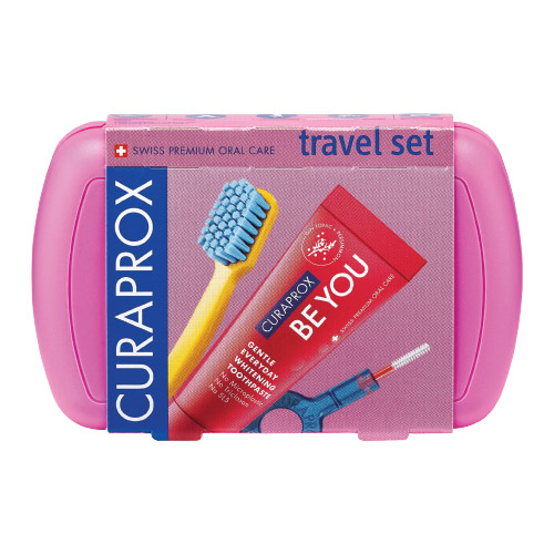Curaprox Travel Set Pink